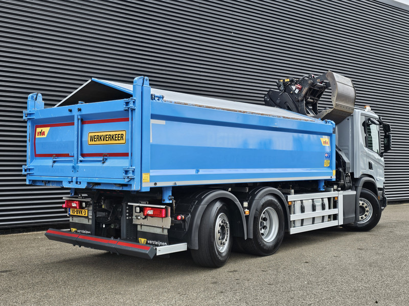 Scania P420 6x2-4 / HMF Z KRAAN / 2 KANTEN KIPPER - Xe ben, Xe cẩu tự hành: hình 5 Scania P420 6x2-4 / HMF Z KRAAN / 2 KANTEN KIPPER - Xe ben, Xe cẩu tự hành: hình 5