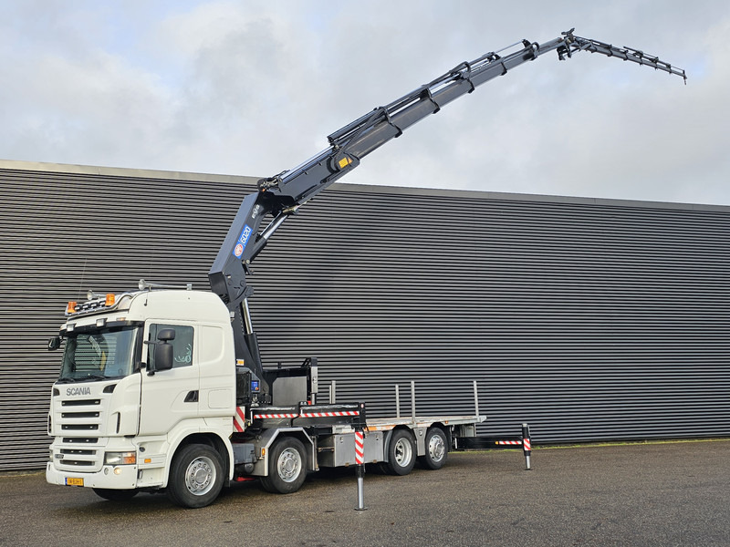 Scania R480 8X2 / HMF 60 t/m + JIB / RETARDER - Xe tải thùng lửng/ Phẳng, Xe cẩu tự hành: hình 1 Scania R480 8X2 / HMF 60 t/m + JIB / RETARDER - Xe tải thùng lửng/ Phẳng, Xe cẩu tự hành: hình 1