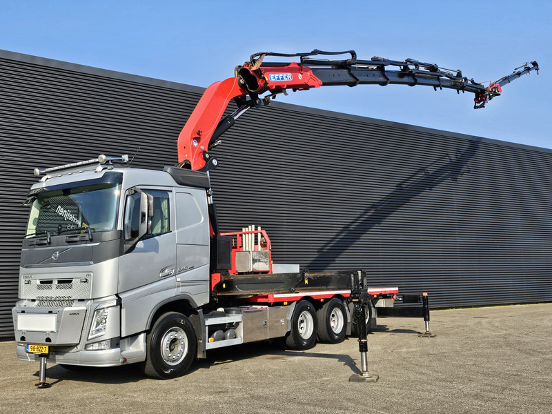 Volvo FH540 / EFFER 525S / JIB 4S-HD / 8x4/4 - Xe tải thùng lửng/ Phẳng, Xe cẩu tự hành: hình 1 Volvo FH540 / EFFER 525S / JIB 4S-HD / 8x4/4 - Xe tải thùng lửng/ Phẳng, Xe cẩu tự hành: hình 1