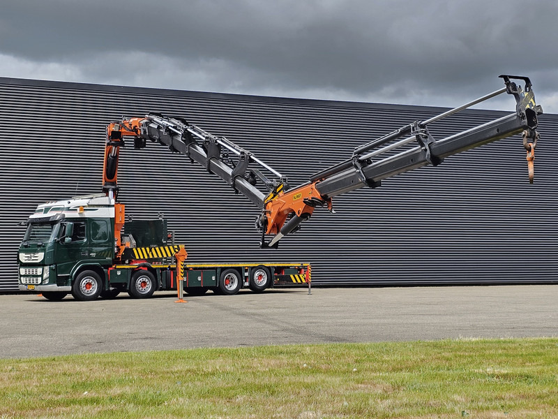 Volvo FM 460 8X2 / PALFINGER PK60002 /JIB / WINCH - Xe tải thùng lửng/ Phẳng, Xe cẩu tự hành: hình 3 Volvo FM 460 8X2 / PALFINGER PK60002 /JIB / WINCH - Xe tải thùng lửng/ Phẳng, Xe cẩu tự hành: hình 3
