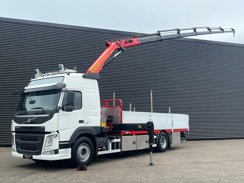 Volvo FM420 4x2 / PALFINGER 18502 - 17 mtr / CRANE / KRAN - Xe tải thùng lửng/ Phẳng, Xe cẩu tự hành: hình 1 Volvo FM420 4x2 / PALFINGER 18502 - 17 mtr / CRANE / KRAN - Xe tải thùng lửng/ Phẳng, Xe cẩu tự hành: hình 1