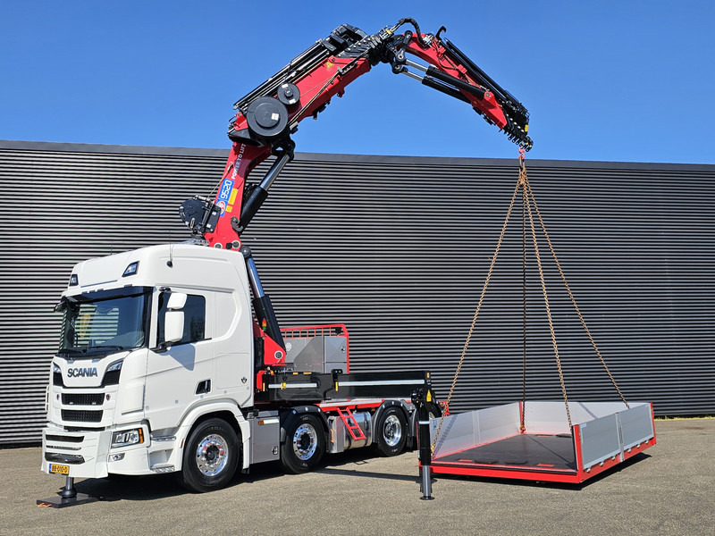 Scania R590 8x2*6 HMF 9520 + JiB + WINCH / TRACTOR / - Xe đầu kéo: hình 2 Scania R590 8x2*6 HMF 9520 + JiB + WINCH / TRACTOR / - Xe đầu kéo: hình 2
