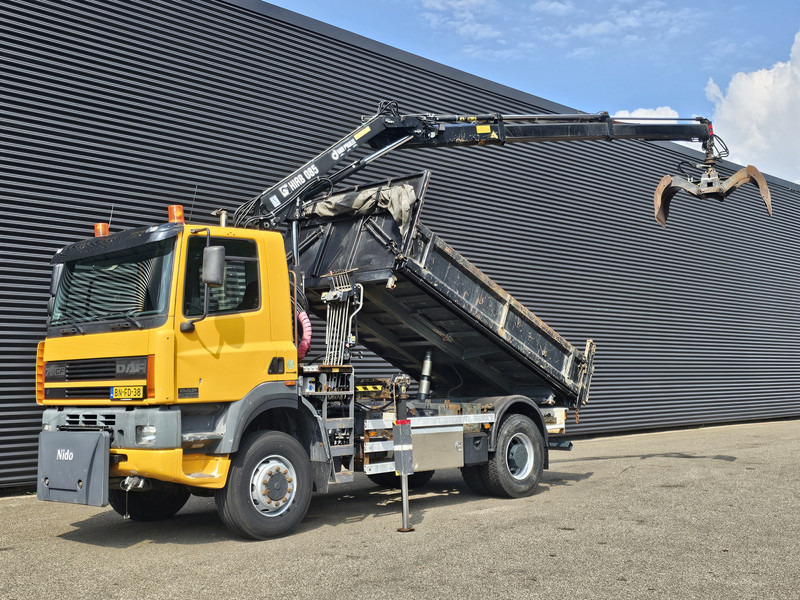 DAF CF 75.250 4X4 / HIAB CRANE + TIPPER / MANUAL / SPRING - Xe tải, Xe cẩu tự hành: hình 1 DAF CF 75.250 4X4 / HIAB CRANE + TIPPER / MANUAL / SPRING - Xe tải, Xe cẩu tự hành: hình 1