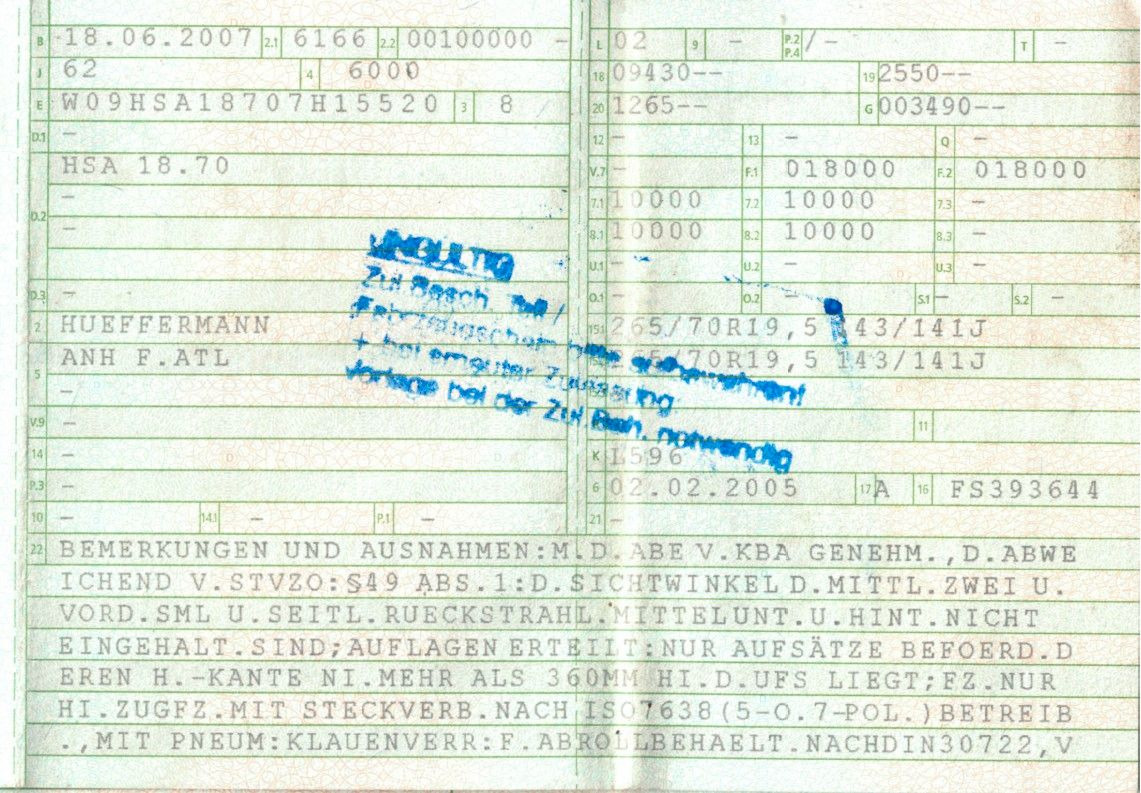 Hüffermann HSA 18.70 Schlittenabroller Containeranhänger 2x - Rơ moóc thùng chứa: hình 3 Hüffermann HSA 18.70 Schlittenabroller Containeranhänger 2x - Rơ moóc thùng chứa: hình 3