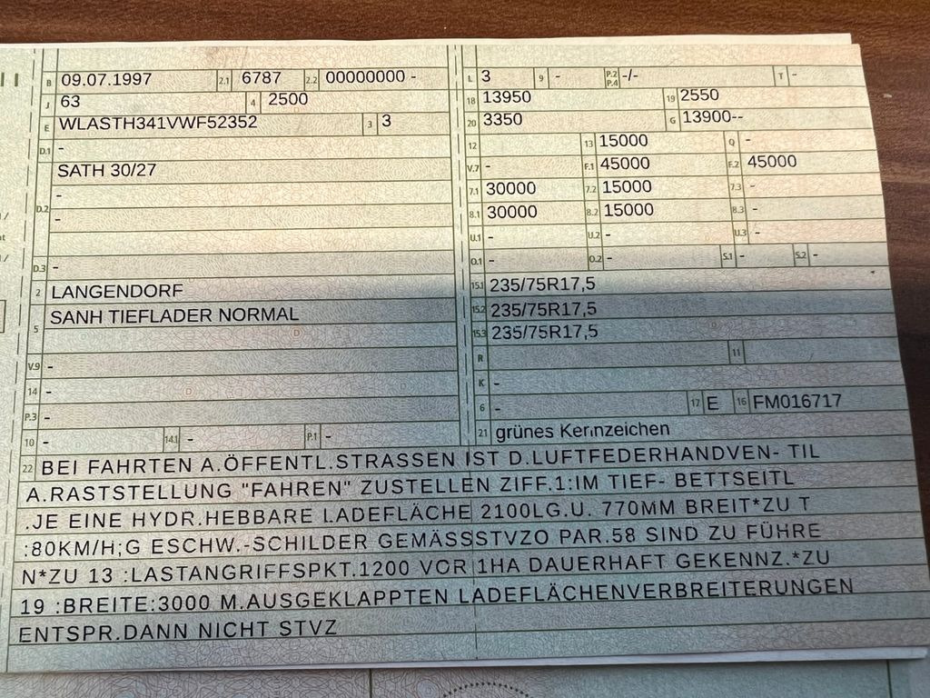 Langendorf Tiefbett mit Rampen Hydraulisch Langendorf Tiefbett mit Rampen Hydraulisch - Sơ mi rơ moóc thùng thấp: hình 2 Langendorf Tiefbett mit Rampen Hydraulisch Langendorf Tiefbett mit Rampen Hydraulisch - Sơ mi rơ moóc thùng thấp: hình 2