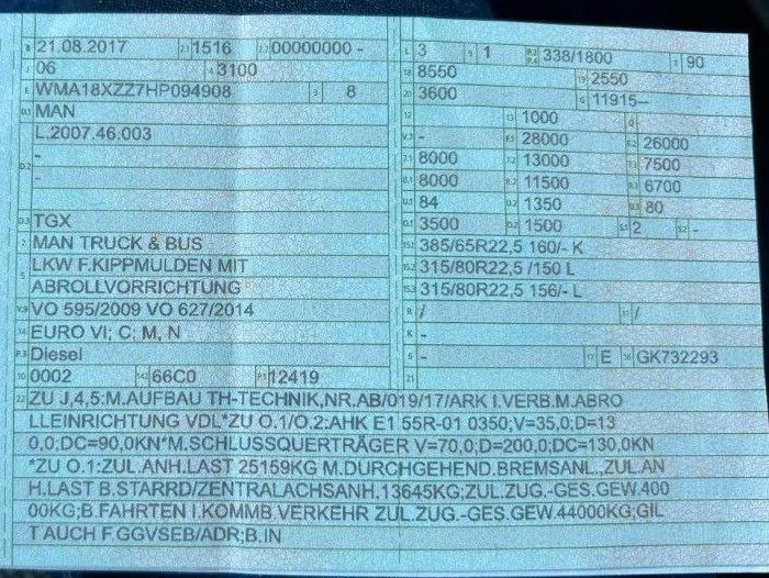 MAN 26.460 6X2 Retarder Klima Navigation guter Zust. - Xe tải nâng móc: hình 3 MAN 26.460 6X2 Retarder Klima Navigation guter Zust. - Xe tải nâng móc: hình 3