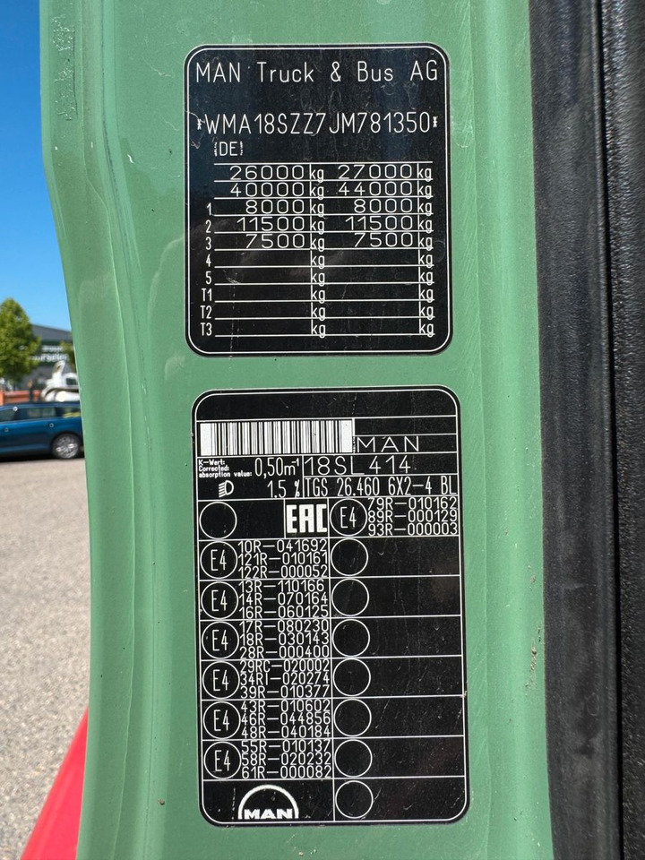 Xe ben MAN 26.460 6x2 Meiller 3. Seitenkipper: hình 18