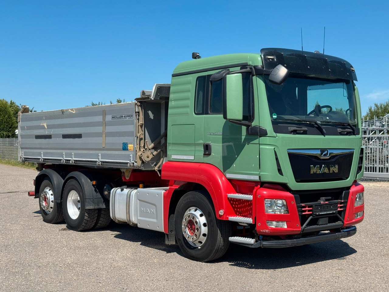 Xe ben MAN 26.460 6x2 Meiller 3. Seitenkipper: hình 6