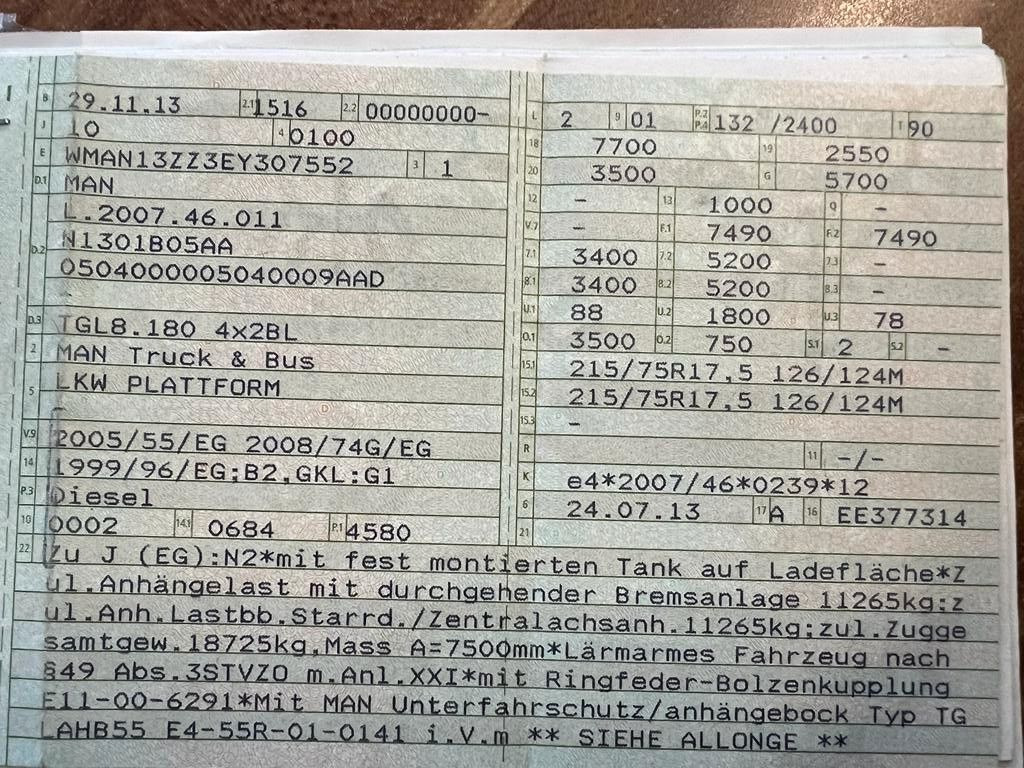 MAN 8.180 4X2 offene Pritsche MAN 8.180 4X2 offene Pritsche - Xe tải nhỏ phẳng: hình 2 MAN 8.180 4X2 offene Pritsche MAN 8.180 4X2 offene Pritsche - Xe tải nhỏ phẳng: hình 2