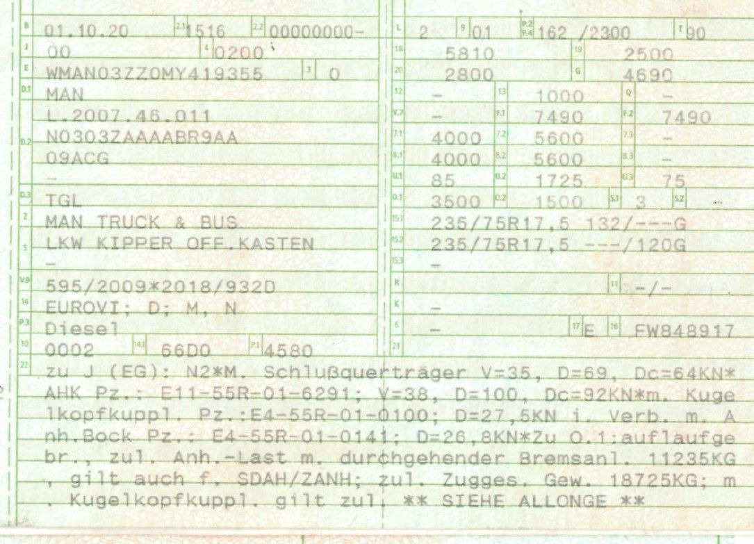 MAN 8.220 4x2 Meiller 3S. Kipper | TOP Zustand! - Xe ben nhỏ: hình 2 MAN 8.220 4x2 Meiller 3S. Kipper | TOP Zustand! - Xe ben nhỏ: hình 2