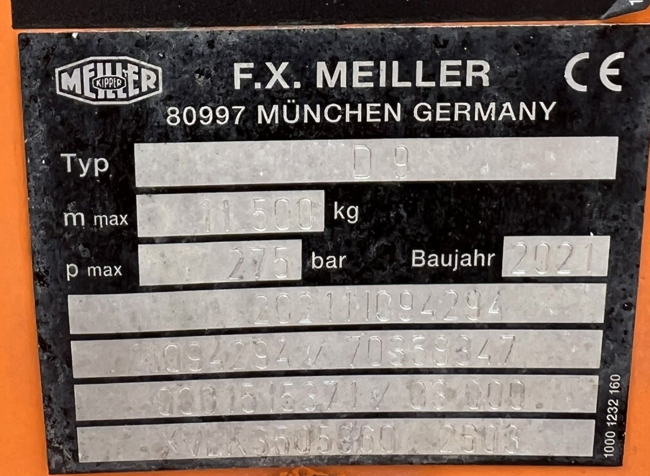 Meiller 3 Seitenkipper für 2 Achser Top Zustand - Xe ben: hình 2 Meiller 3 Seitenkipper für 2 Achser Top Zustand - Xe ben: hình 2