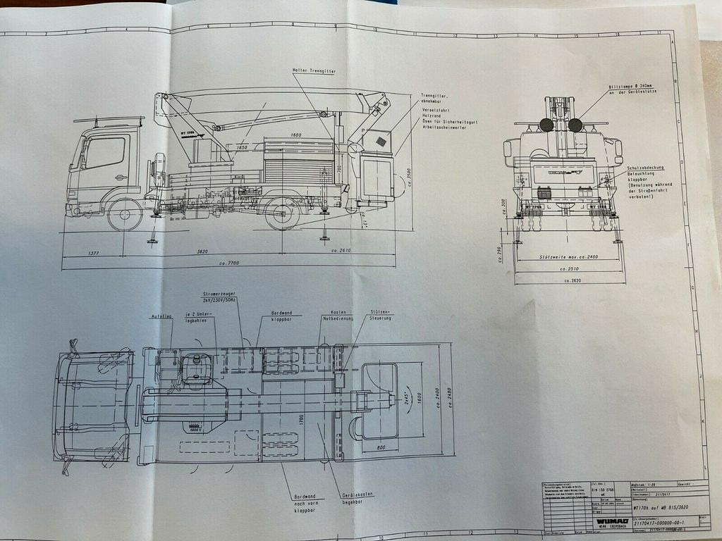 Mercedes-Benz 815 4x2 Hubarbeitsbühne Wumag 170 high 17 m Mercedes-Benz 815 4x2 Hubarbeitsbühne Wumag 170 high 17 m - Nền bục trên không gắn trên xe tải, Xe tải nhỏ: hình 5 Mercedes-Benz 815 4x2 Hubarbeitsbühne Wumag 170 high 17 m Mercedes-Benz 815 4x2 Hubarbeitsbühne Wumag 170 high 17 m - Nền bục trên không gắn trên xe tải, Xe tải nhỏ: hình 5