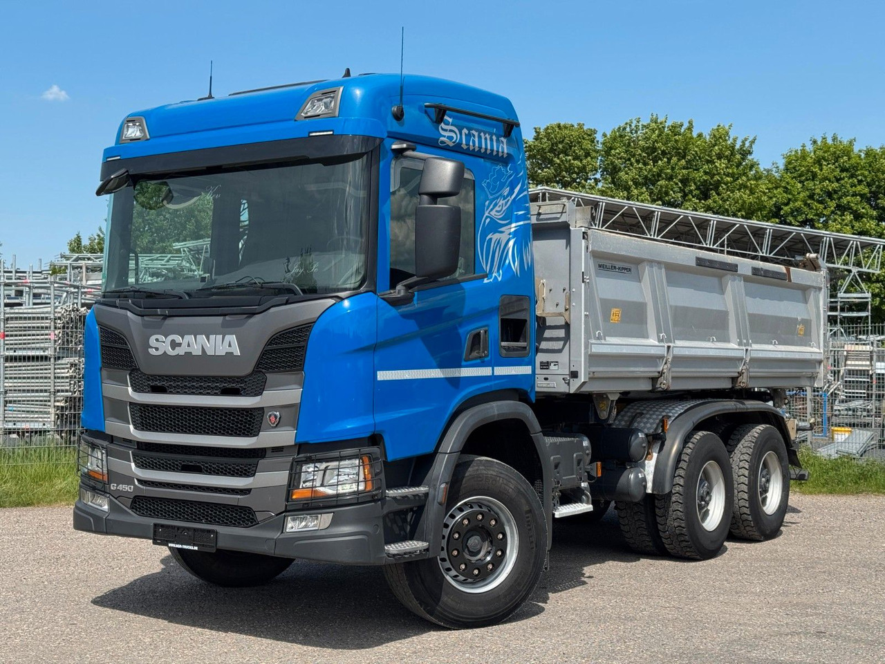 Scania G450 Meiller 3S. Kipper mit Bordmatik Top Zust. - Xe ben: hình 4 Scania G450 Meiller 3S. Kipper mit Bordmatik Top Zust. - Xe ben: hình 4