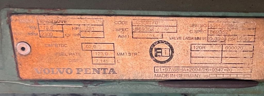 VOLVO PENTA & DANA SPICER Top Zustand - Động cơ cho Xe tải: hình 2 VOLVO PENTA & DANA SPICER Top Zustand - Động cơ cho Xe tải: hình 2