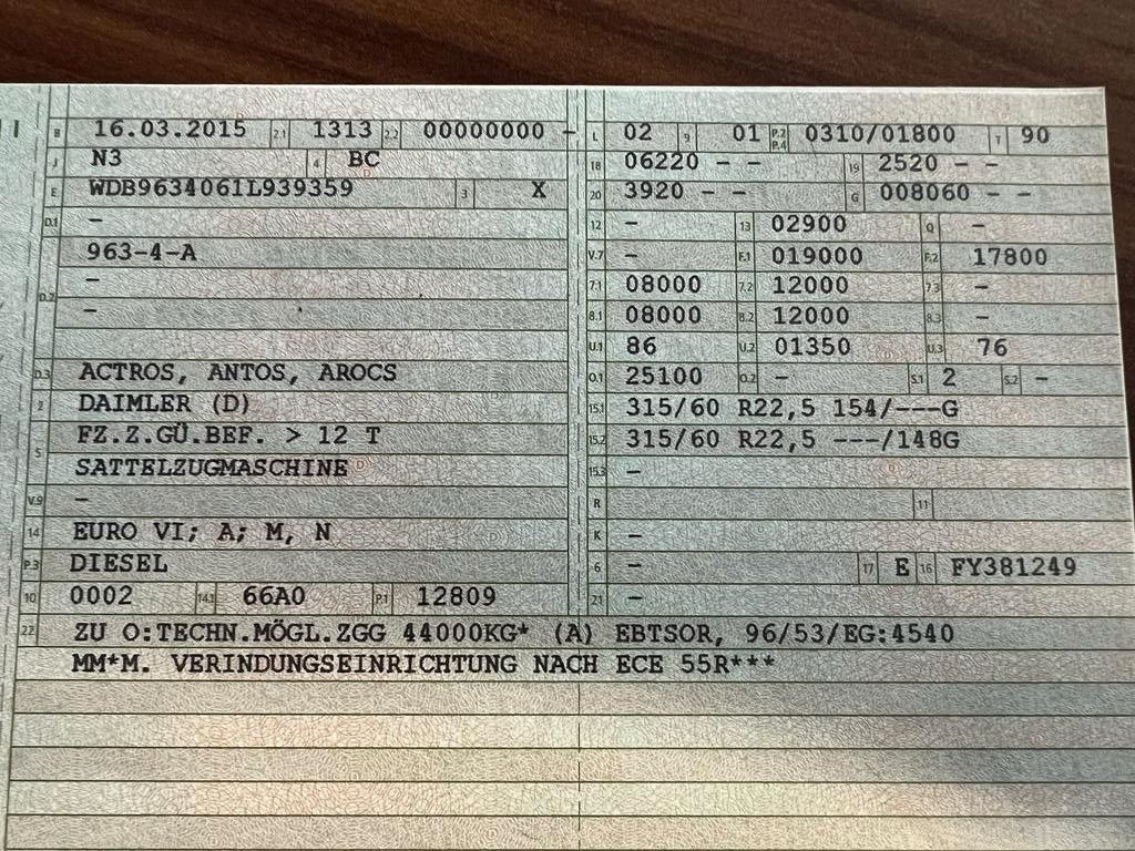 Mercedes-Benz 1842 4X2 mit Höhenverstellbarer Sattelkuppung - Xe đầu kéo: hình 3 Mercedes-Benz 1842 4X2 mit Höhenverstellbarer Sattelkuppung - Xe đầu kéo: hình 3