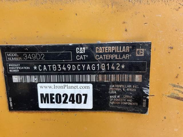 Máy xúc bánh xích CAT 349D2 L: hình 6