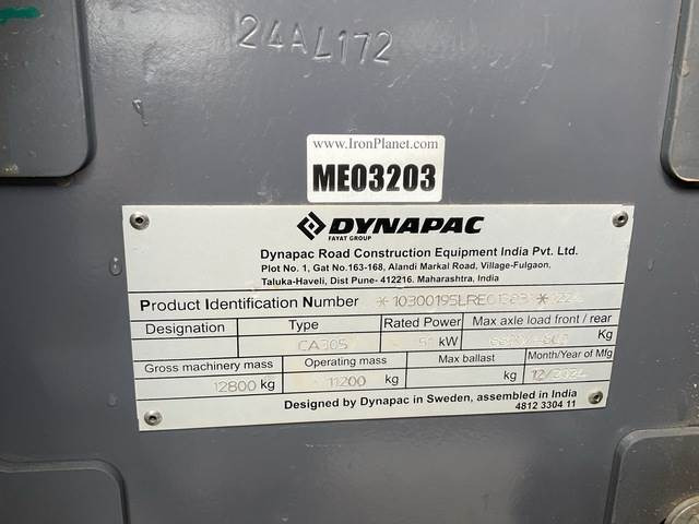 Dynapac CA305 - Máy đầm: hình 5 Dynapac CA305 - Máy đầm: hình 5