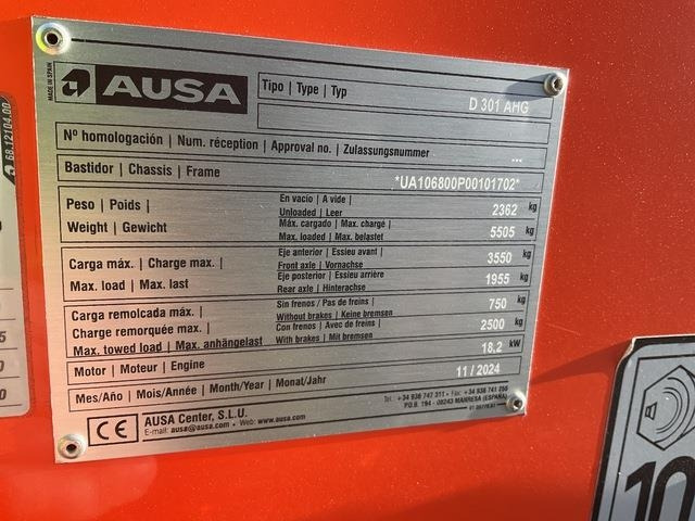 Ausa D301AHG - Xe ben đổ mini: hình 5 Ausa D301AHG - Xe ben đổ mini: hình 5