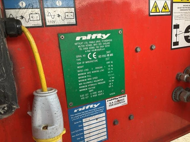 Niftylift HR21 - Xe nâng người nhiều khớp nối: hình 5 Niftylift HR21 - Xe nâng người nhiều khớp nối: hình 5