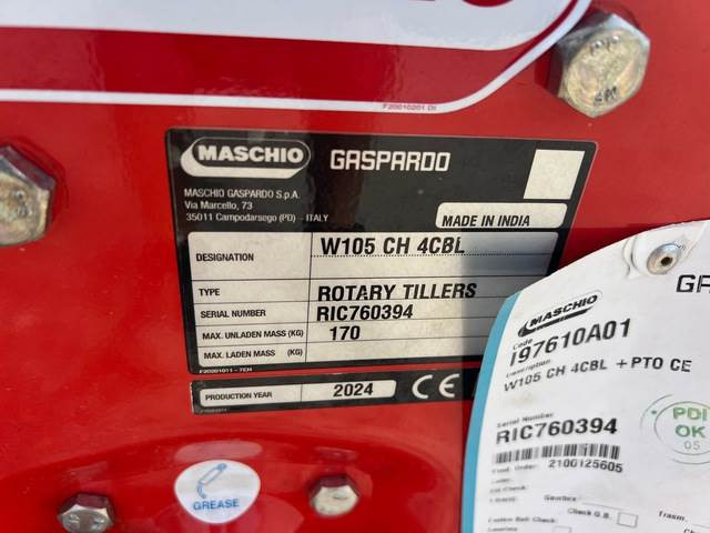 Maschio Gaspardo W105 CH 4CBL - Dàn xới: hình 5 Maschio Gaspardo W105 CH 4CBL - Dàn xới: hình 5