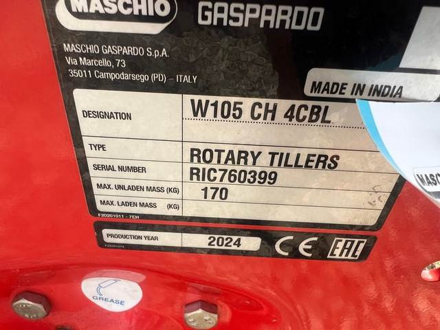 Maschio Gaspardo W105 CH 4CBL - Dàn xới: hình 5 Maschio Gaspardo W105 CH 4CBL - Dàn xới: hình 5
