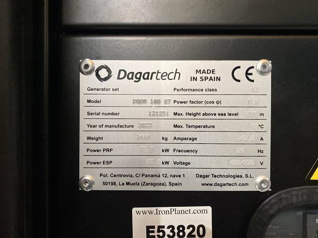 Dagartech DGDR 100 ST - Bộ phát điện: hình 5 Dagartech DGDR 100 ST - Bộ phát điện: hình 5