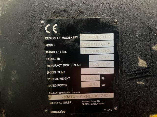 Komatsu XH901XC-6 - Máy thu hoạch rừng: hình 5 Komatsu XH901XC-6 - Máy thu hoạch rừng: hình 5