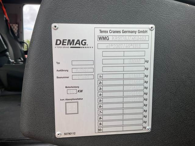 Terex Demag AC250-5 - Cần cẩu mọi địa hình: hình 5 Terex Demag AC250-5 - Cần cẩu mọi địa hình: hình 5