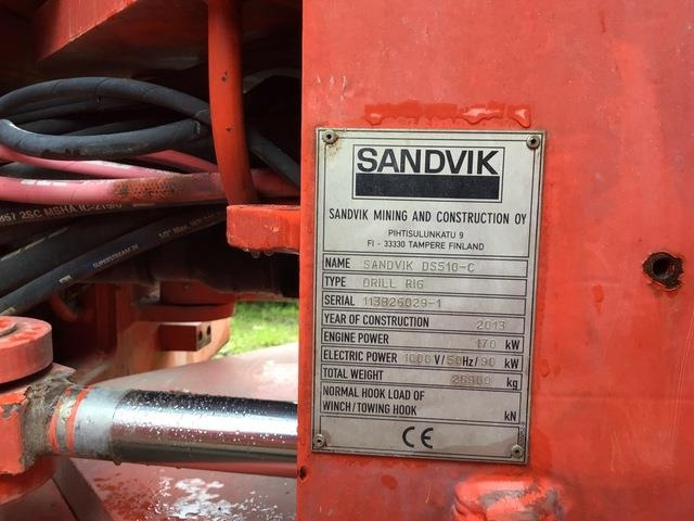 Sandvik Robolt DS510-C - Máy móc đào mỏ: hình 5 Sandvik Robolt DS510-C - Máy móc đào mỏ: hình 5