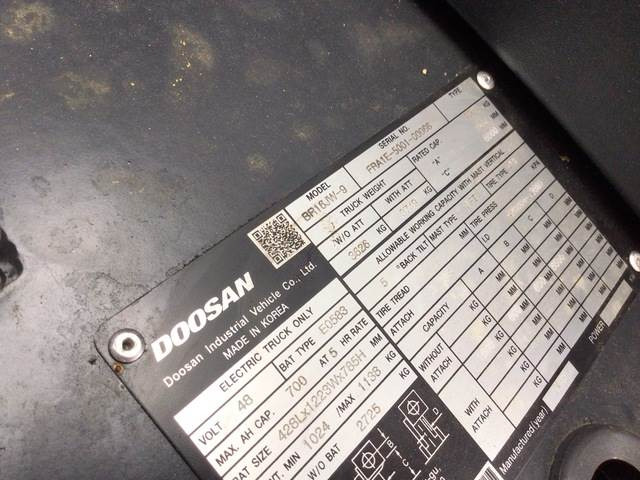 Doosan BR16JW-9 - Xe tải tiếp cận: hình 5 Doosan BR16JW-9 - Xe tải tiếp cận: hình 5