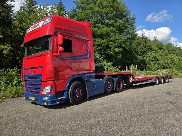 DAF XF 460 FTG 6x2 Super Spacecab + Nooteboom semi-dieplader - Xe tải khung gầm: hình 3 DAF XF 460 FTG 6x2 Super Spacecab + Nooteboom semi-dieplader - Xe tải khung gầm: hình 3