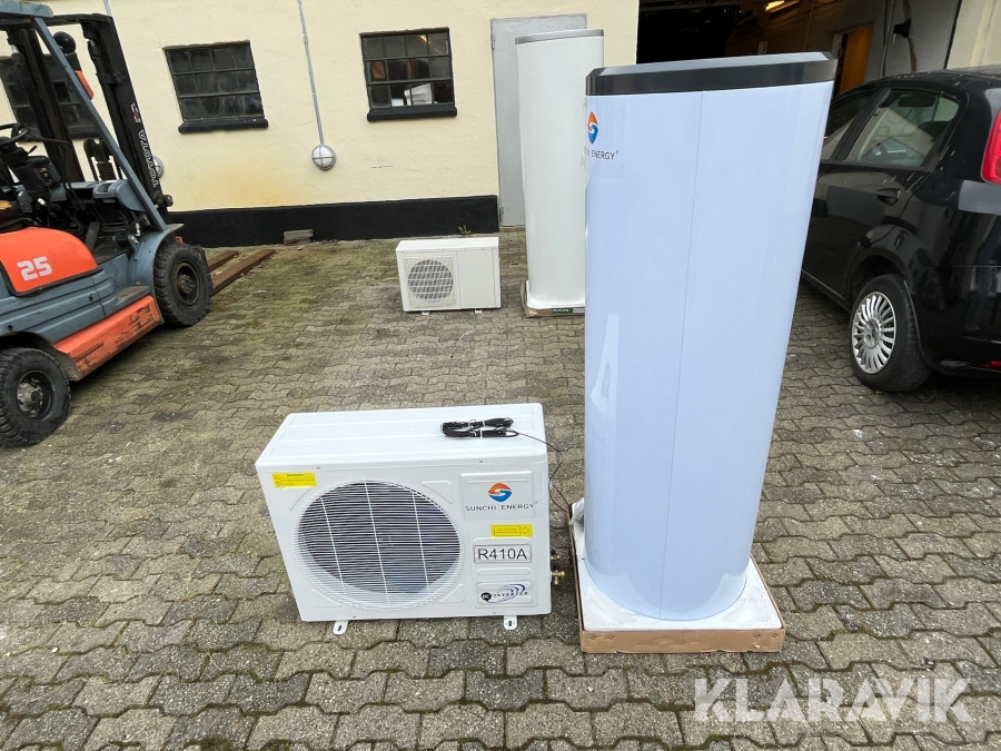 Thiết bị HVAC công nghiệp Split luft til vand varmepumpe Sunchi energy DM-A2 / RSX-200/X1: hình 1