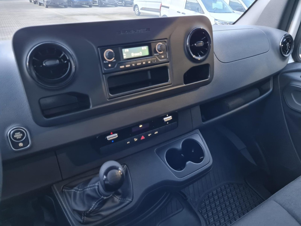 Xe tải nhỏ phẳng Mercedes-Benz Sprinter 317 CDI Pritsche L3 lang RWD KLIMA TEMPOMAT: hình 12