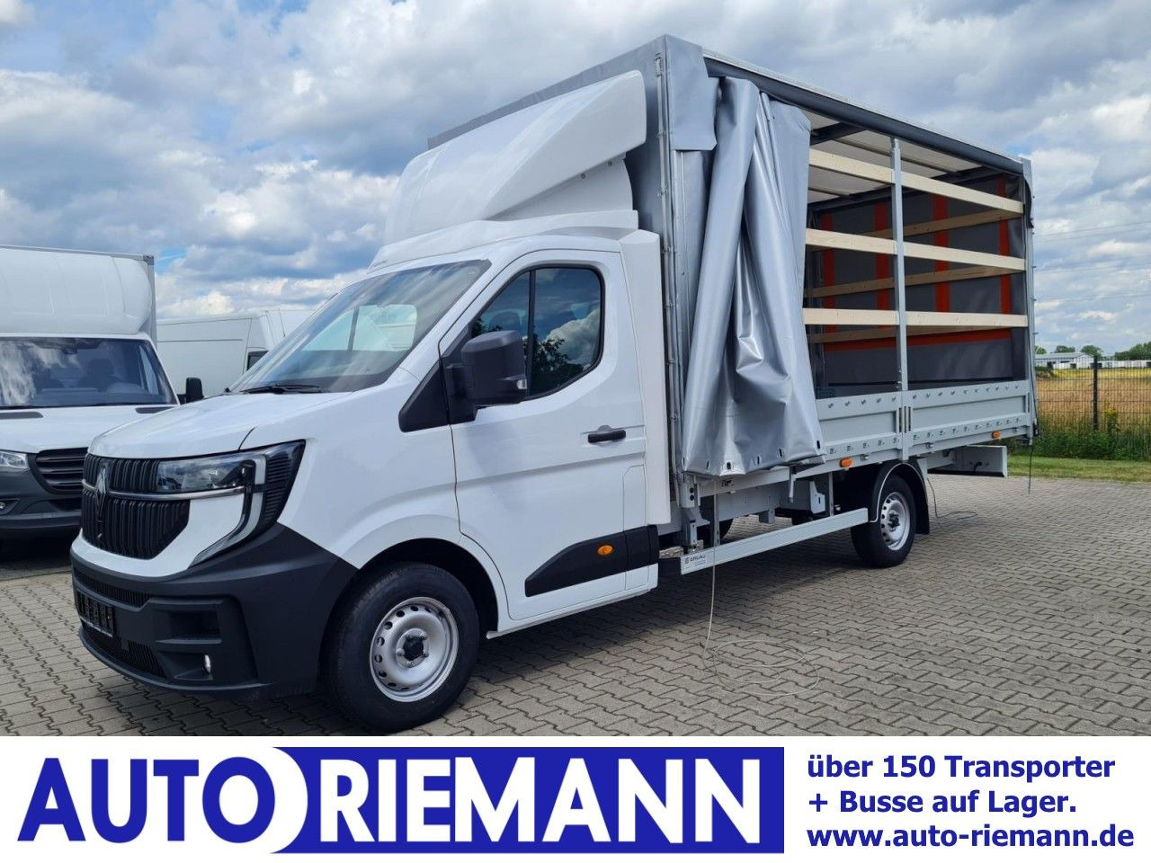 Renault Master 35 Pritsche Schiebe Plane dCi 170 10 Pal. - Xe van thùng mui bạt: hình 1 Renault Master 35 Pritsche Schiebe Plane dCi 170 10 Pal. - Xe van thùng mui bạt: hình 1