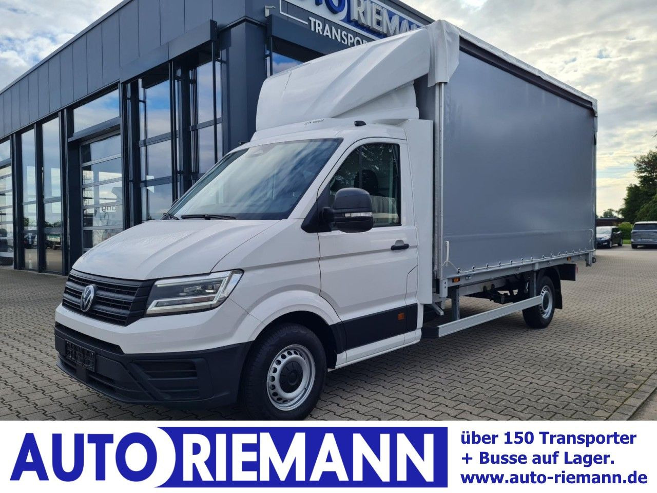 Volkswagen Crafter 35 TDI Pritsche Schiebe Plane ERGO LED T - Xe van thùng mui bạt: hình 1 Volkswagen Crafter 35 TDI Pritsche Schiebe Plane ERGO LED T - Xe van thùng mui bạt: hình 1