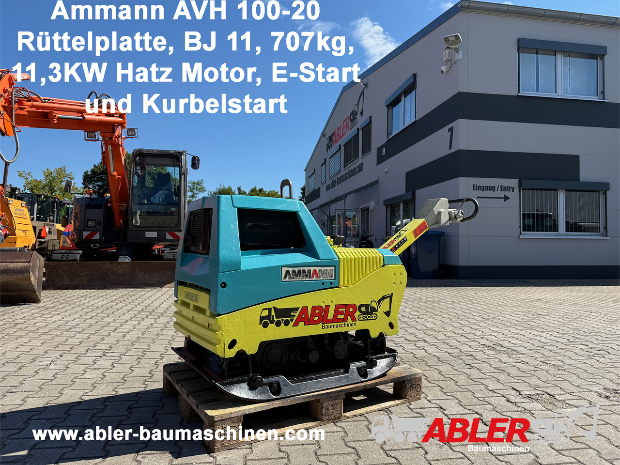 Ammann AVH 100-20 Rüttelplatte E-Start - Đĩa rung: hình 1 Ammann AVH 100-20 Rüttelplatte E-Start - Đĩa rung: hình 1