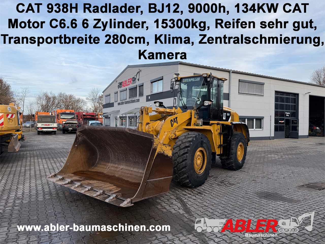 CATERPILLAR 938H Radlader ZS Klima Kamera - Máy xúc lật bánh lốp: hình 1 CATERPILLAR 938H Radlader ZS Klima Kamera - Máy xúc lật bánh lốp: hình 1