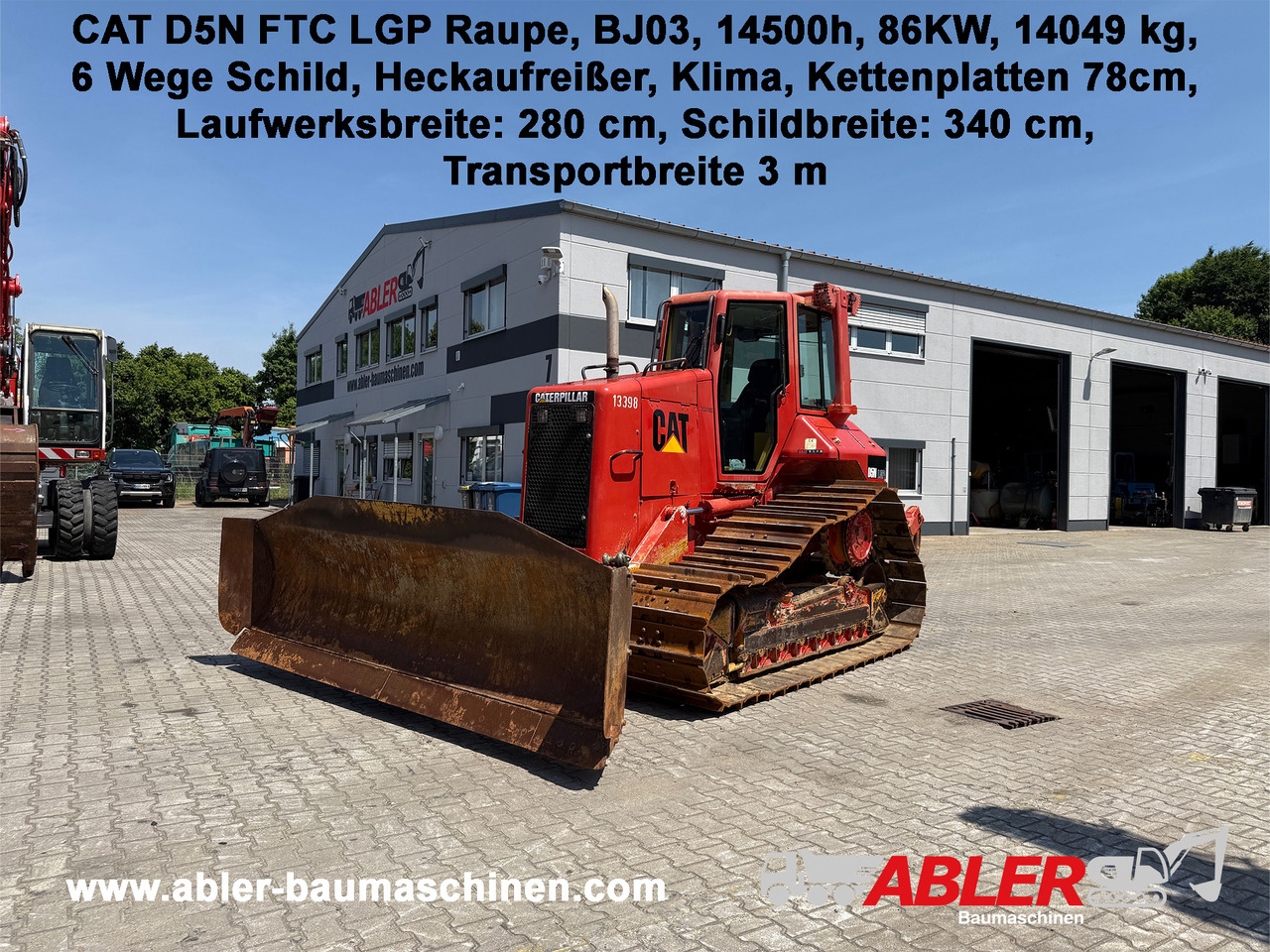 CATERPILLAR D5N FTC LGP Raupe mit 6-Wege + Heckaufreißer - Máy ủi: hình 1 CATERPILLAR D5N FTC LGP Raupe mit 6-Wege + Heckaufreißer - Máy ủi: hình 1