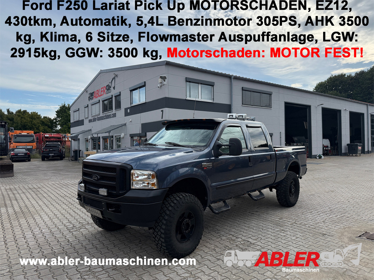 Ford F250 Lariat Pickup Motorschaden - Xe bán tải: hình 1 Ford F250 Lariat Pickup Motorschaden - Xe bán tải: hình 1