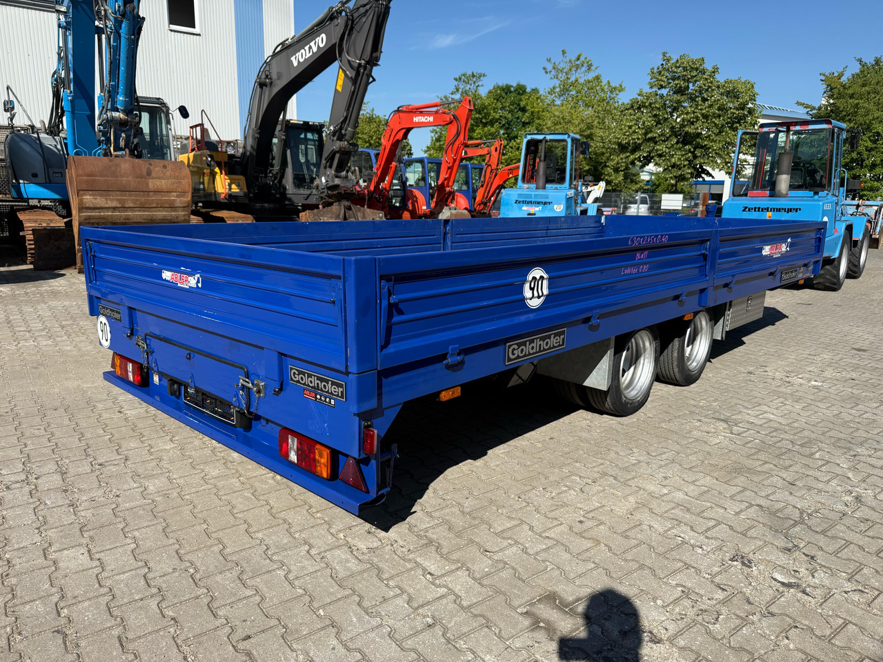 Goldhofer TTP2-7,7/80 Tieflader Tandem mit Rampen TOP - Rơ moóc thùng lửng/ Phẳng: hình 5 Goldhofer TTP2-7,7/80 Tieflader Tandem mit Rampen TOP - Rơ moóc thùng lửng/ Phẳng: hình 5