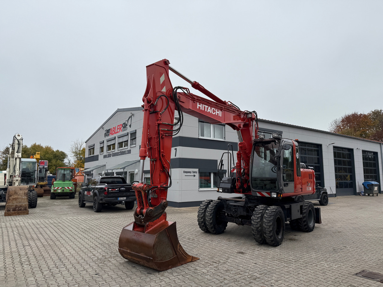 Hitachi ZX 160 W Mobilbagger Klima Zentralschmierung OQ 60-5 - Máy xúc bánh lốp: hình 2 Hitachi ZX 160 W Mobilbagger Klima Zentralschmierung OQ 60-5 - Máy xúc bánh lốp: hình 2