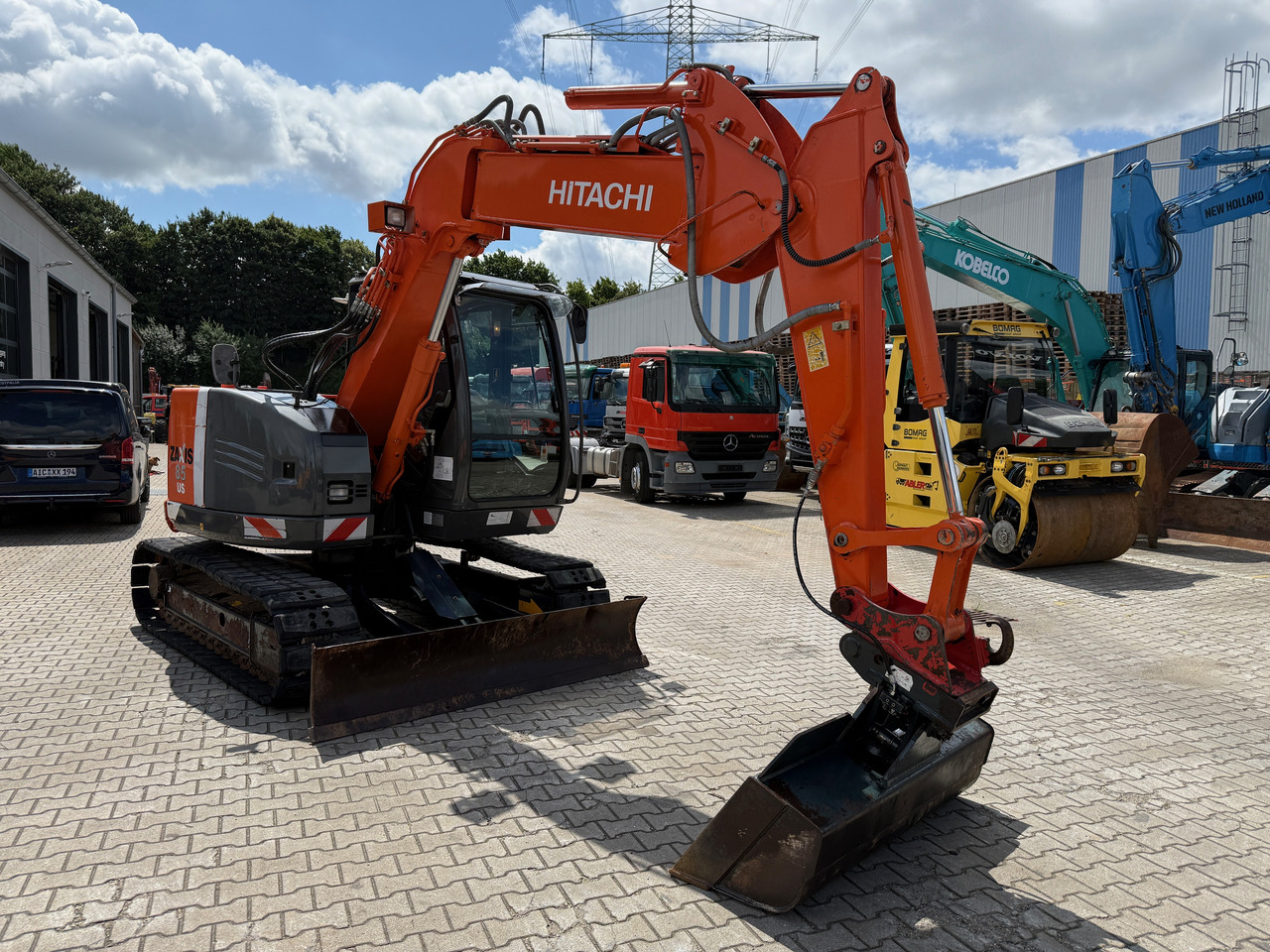 Máy xúc Hitachi ZX85 US-3 OFFSET Kompaktbagger MS08: hình 7