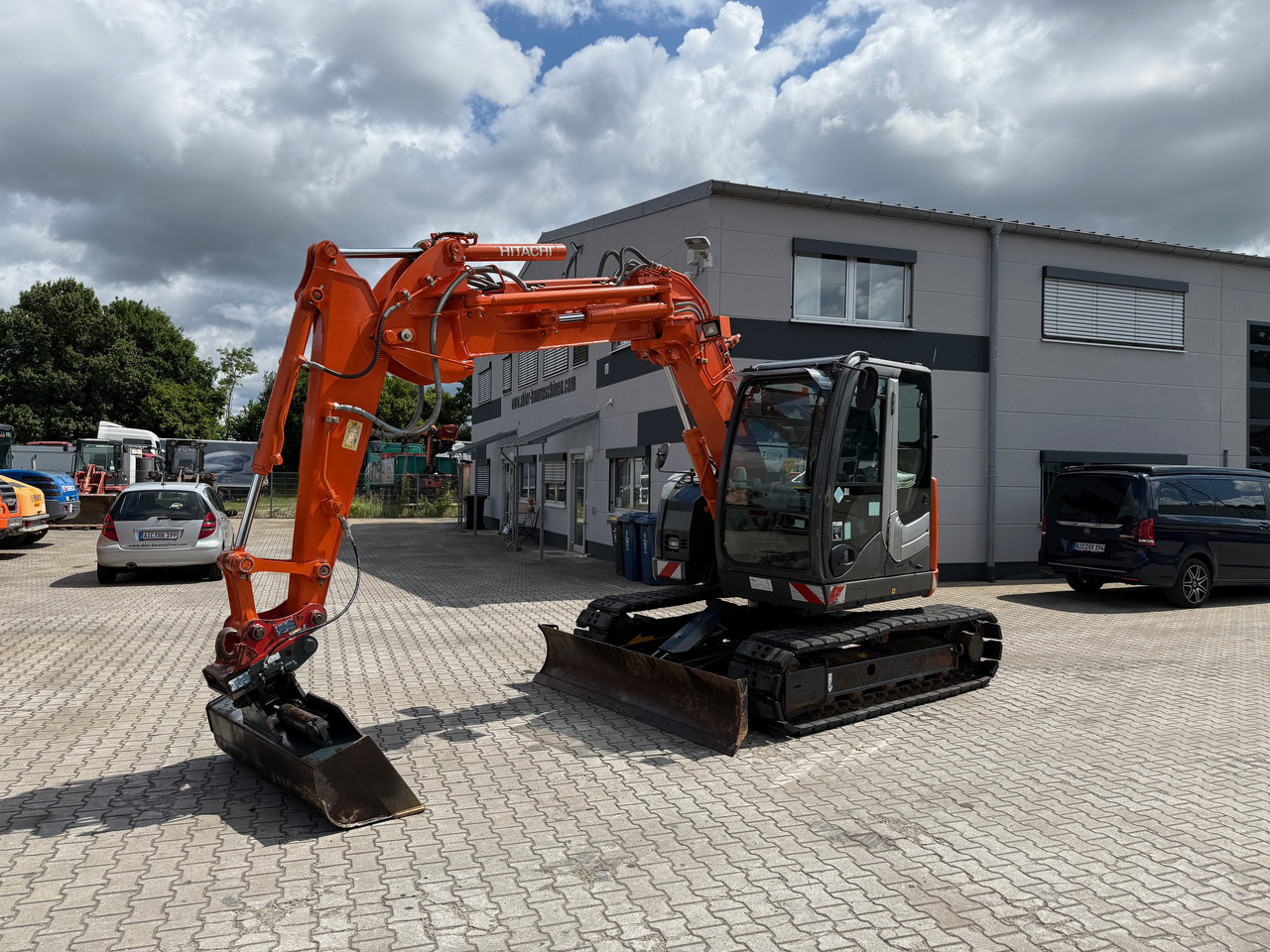 Máy xúc Hitachi ZX85 US-3 OFFSET Kompaktbagger MS08: hình 6