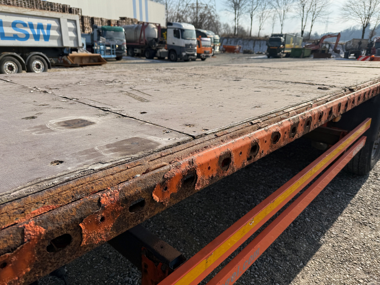 Sơ mi rơ moóc thùng lửng/ Phẳng Kögel S24-1 Pritschenauflieger: hình 12