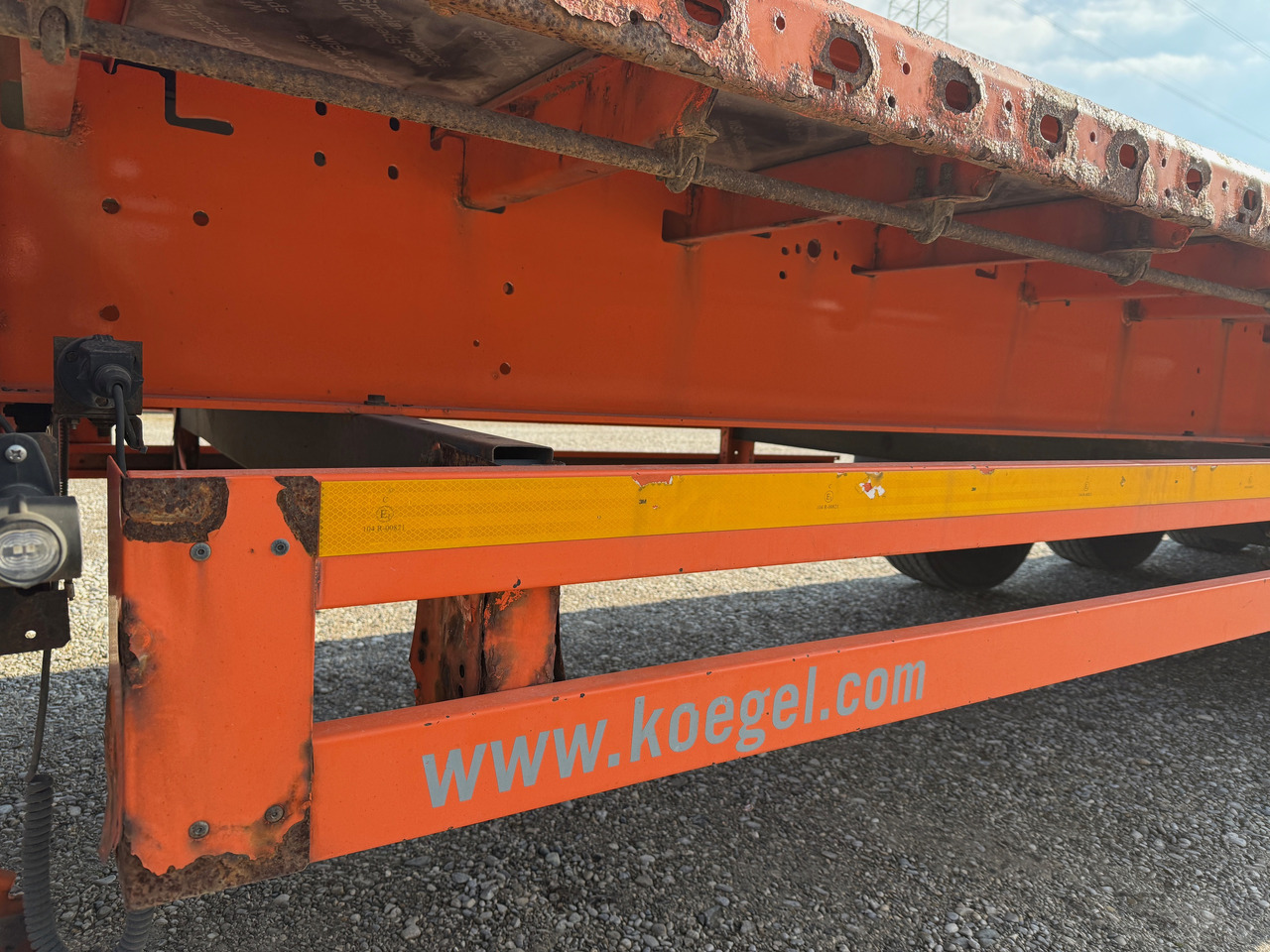 Sơ mi rơ moóc thùng lửng/ Phẳng Kögel S24-1 Pritschenauflieger: hình 11