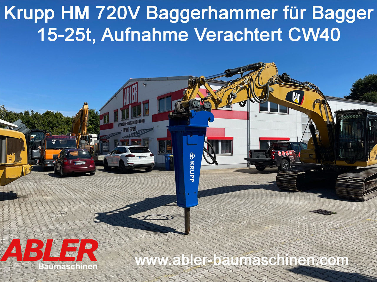 Krupp HM720V Baggerhammer 15-25t - Búa thủy lực cho Máy móc xây dựng: hình 1 Krupp HM720V Baggerhammer 15-25t - Búa thủy lực cho Máy móc xây dựng: hình 1