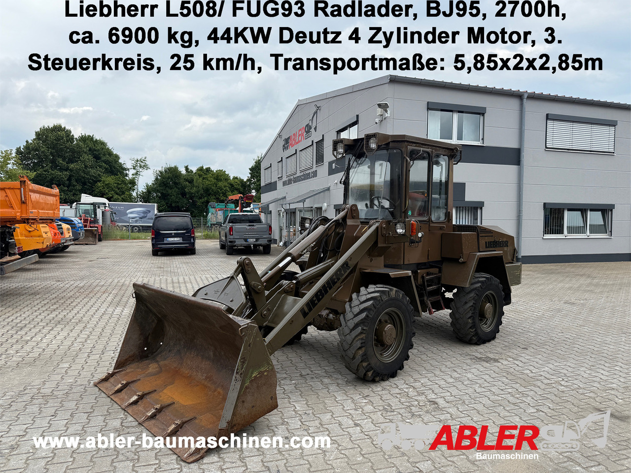 Liebherr L508 / FUG93 Radlader - Máy xúc lật bánh lốp: hình 1 Liebherr L508 / FUG93 Radlader - Máy xúc lật bánh lốp: hình 1