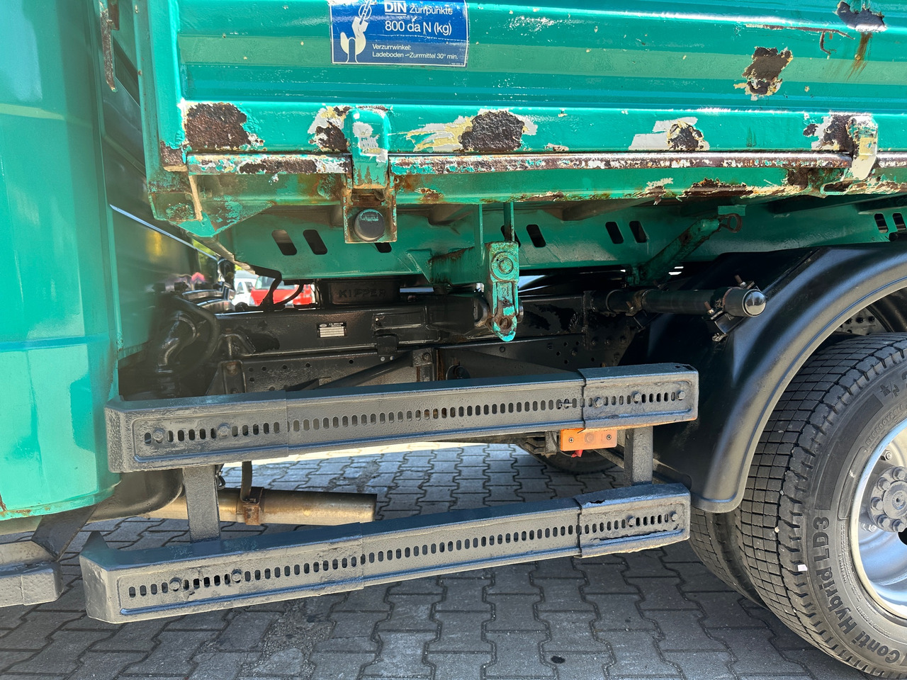 Xe ben Mercedes-Benz 814 D Vario DOKA 3-Seiten-Kipper Meiller: hình 10