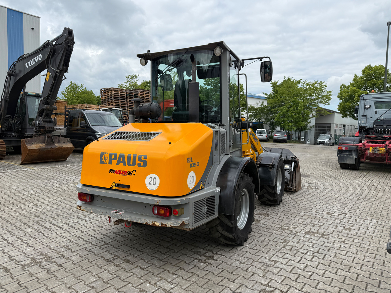 Máy xúc lật bánh lốp Paus SL 1055 Radlader Schwenklader: hình 5