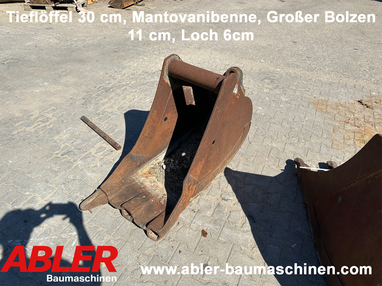 Tieflöffel 30cm Mantovanibenne - Gầu máy xúc: hình 1 Tieflöffel 30cm Mantovanibenne - Gầu máy xúc: hình 1